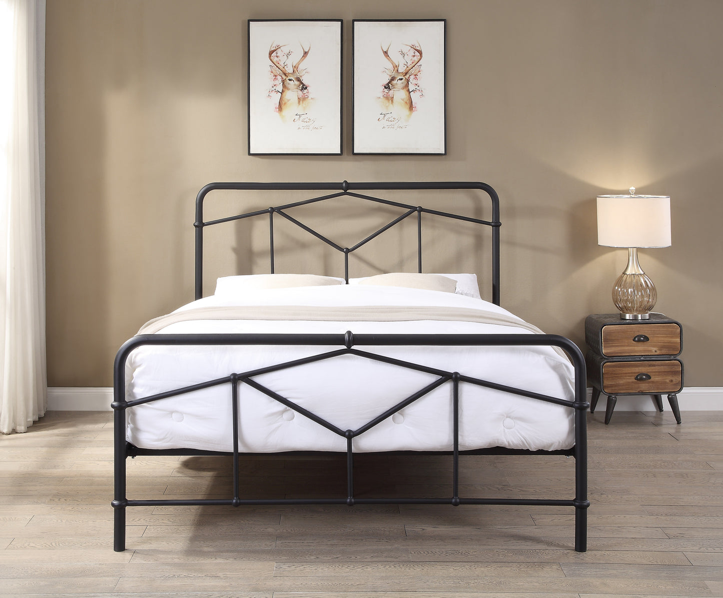 Flintshire Axton Metal Bed Frame