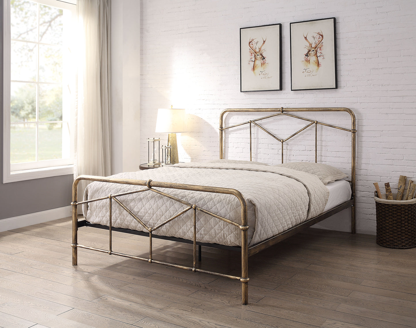 Flintshire Axton Metal Bed Frame