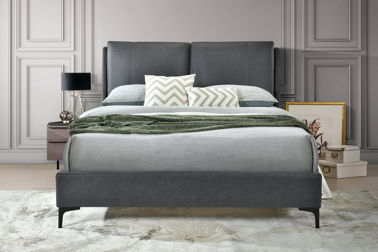 Flintshire Ashleigh Faux Leather Bed Frame