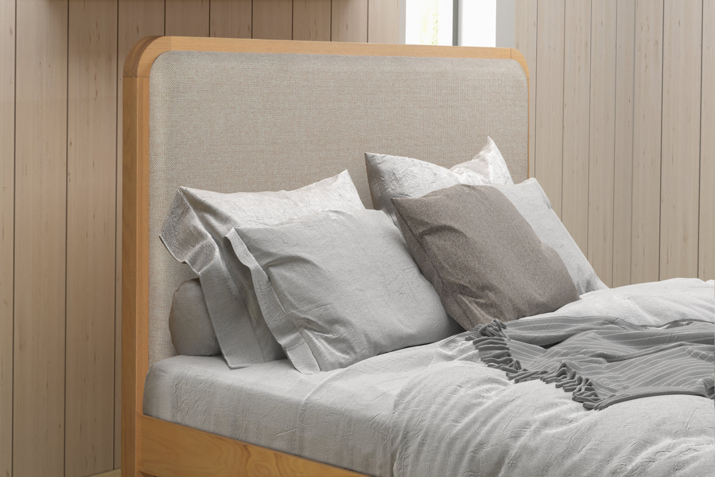 Flintshire Brynford Solid Oak Bed Frame