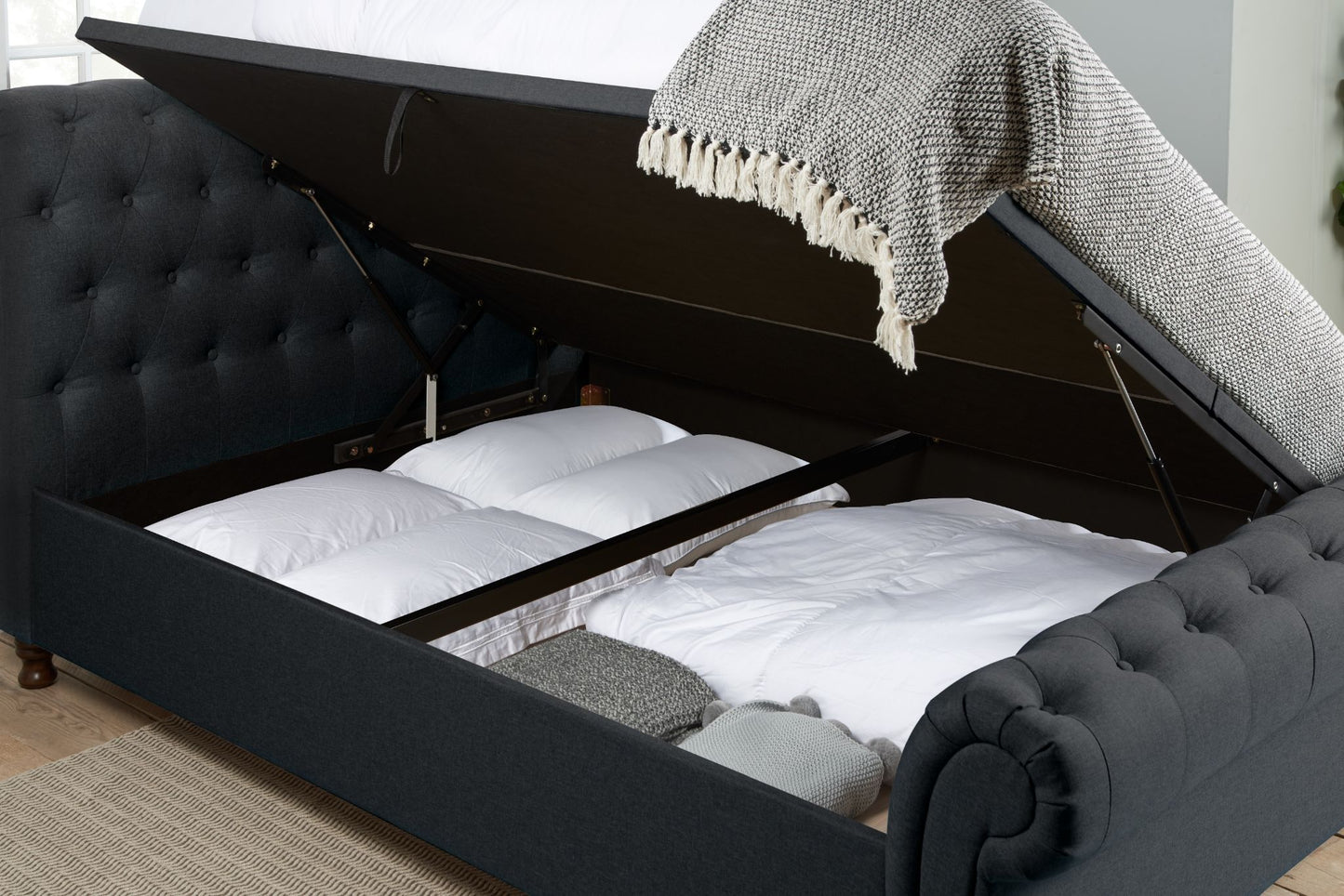 Castello Side Ottoman Bed