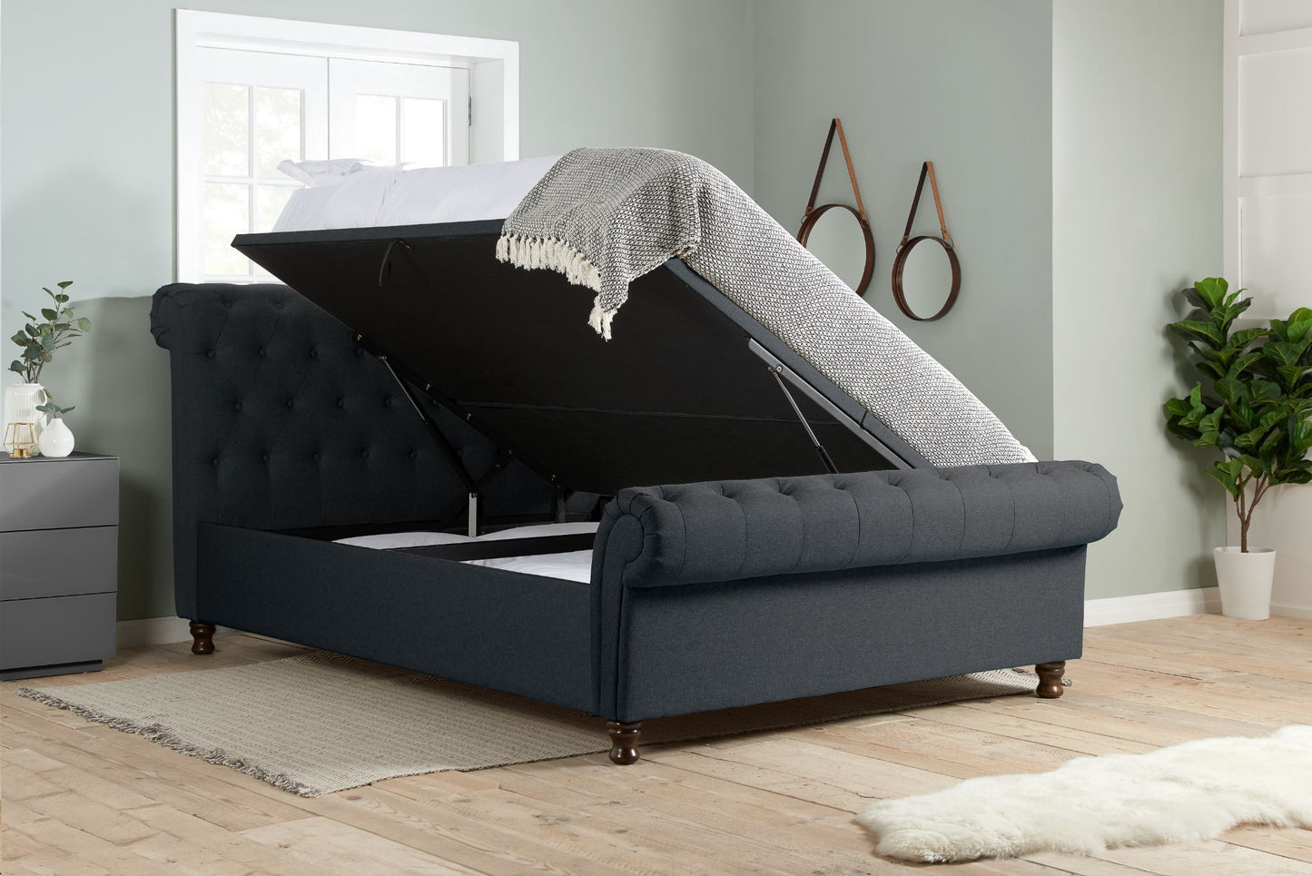 Castello Side Ottoman Bed