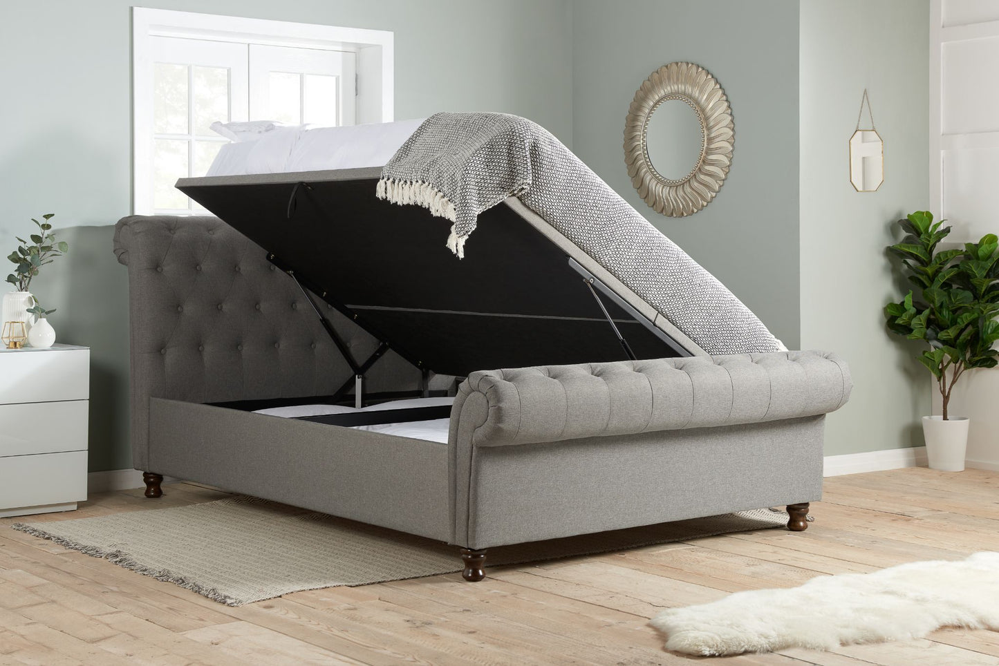 Castello Side Ottoman Bed