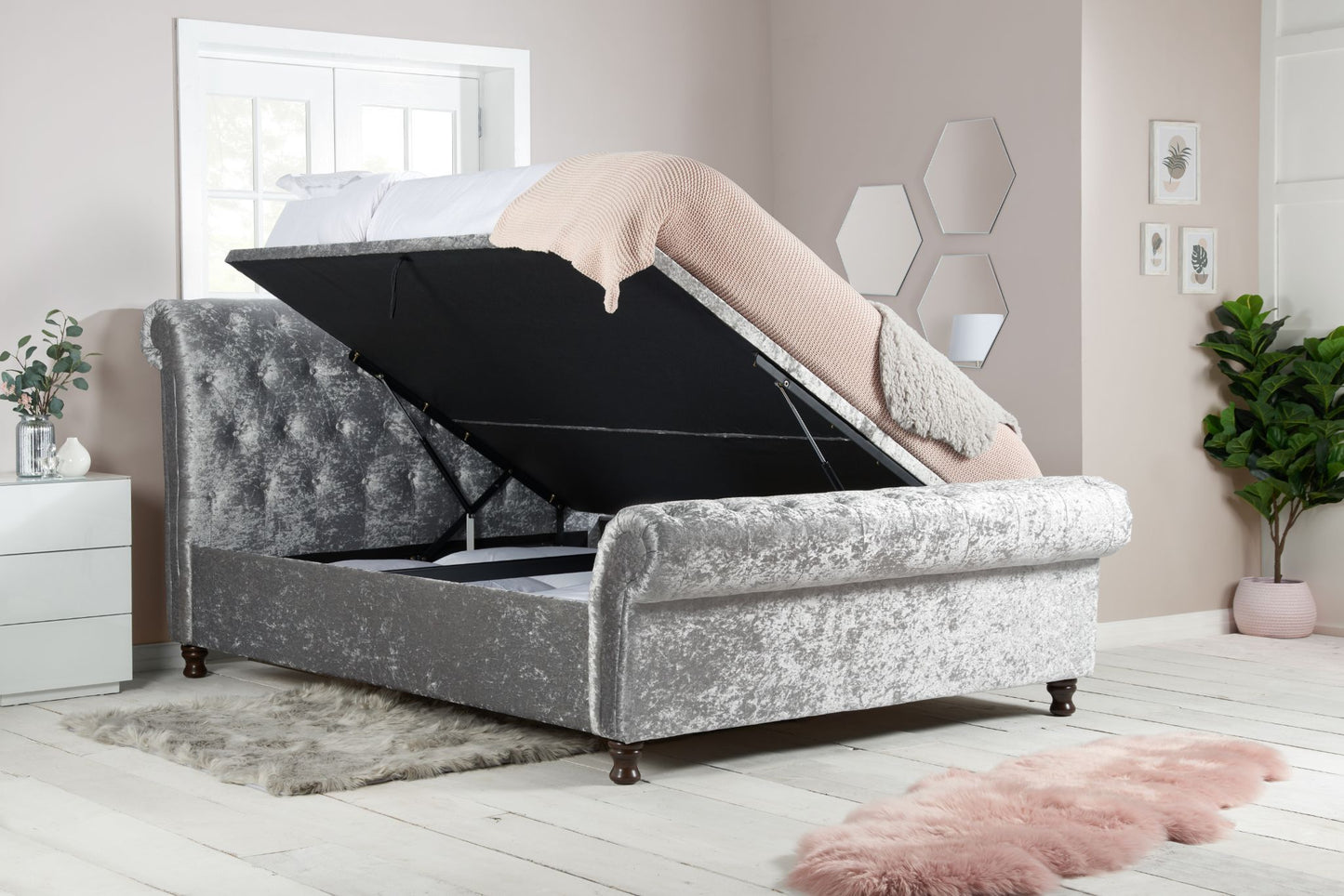Castello Side Ottoman Bed