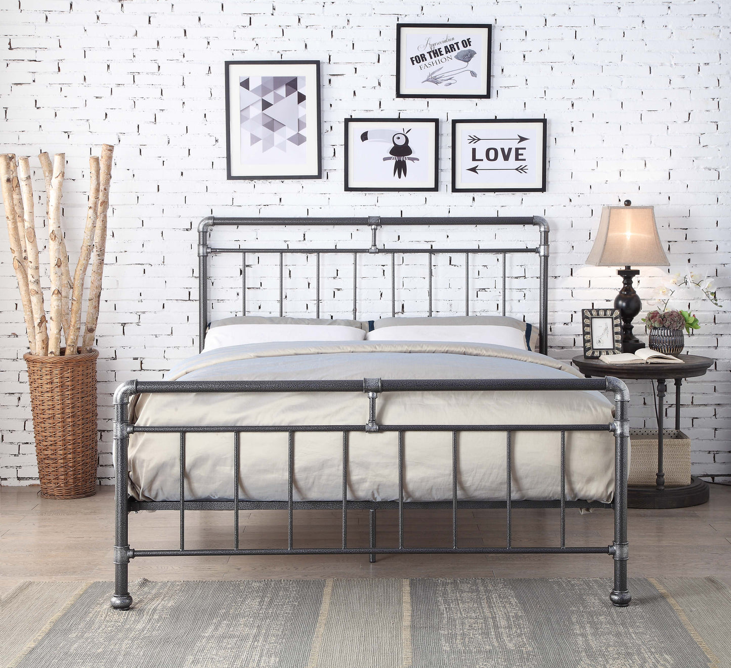 Flintshire Cilcain Metal Bed Frame