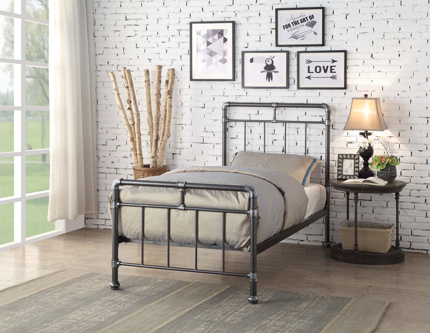 Flintshire Cilcain Metal Bed Frame