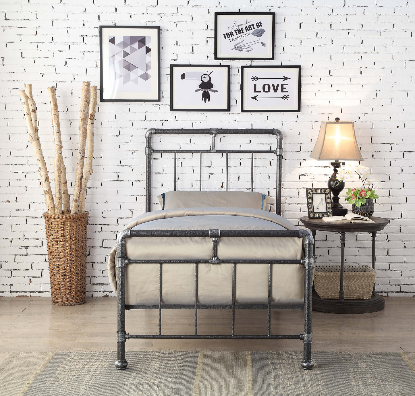 Flintshire Cilcain Metal Bed Frame
