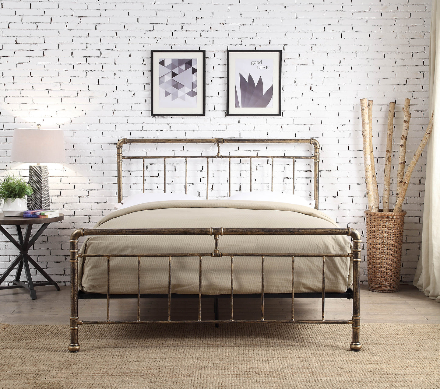 Flintshire Cilcain Metal Bed Frame