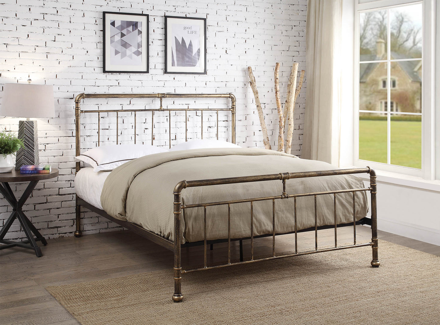 Flintshire Cilcain Metal Bed Frame
