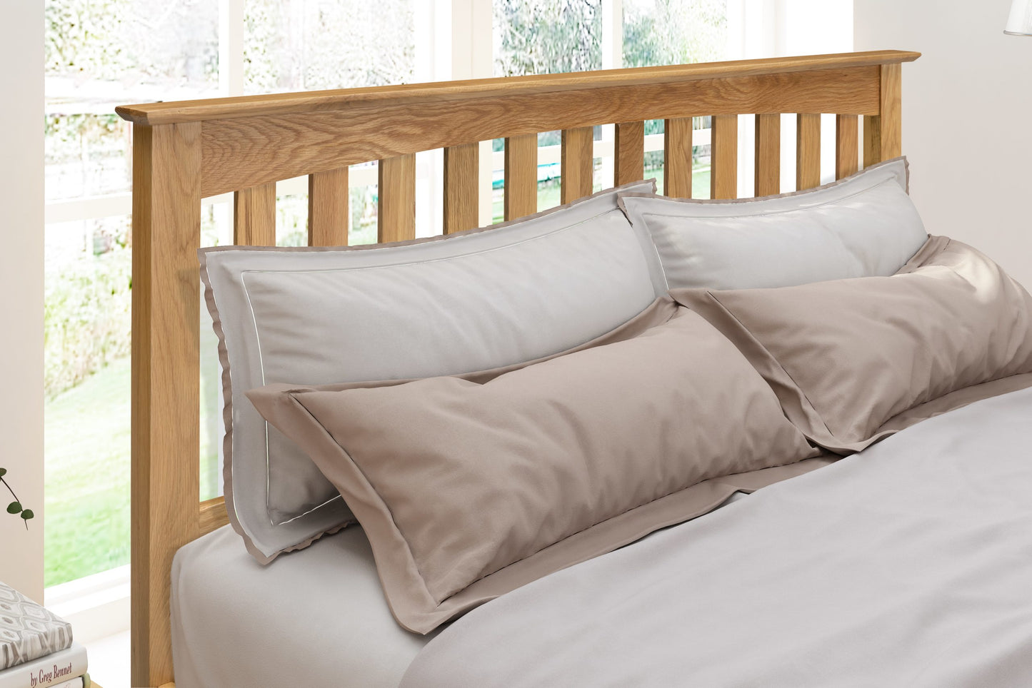 Flintshire Gladstone Solid Oak Bed Frame