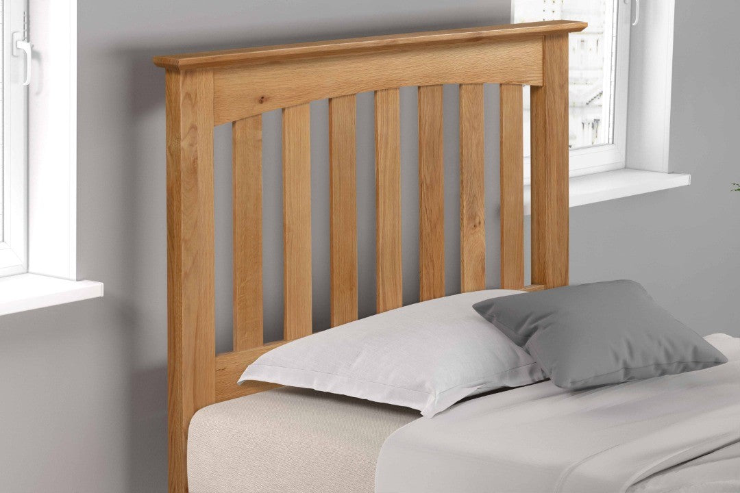 Flintshire Gladstone Solid Oak Bed Frame