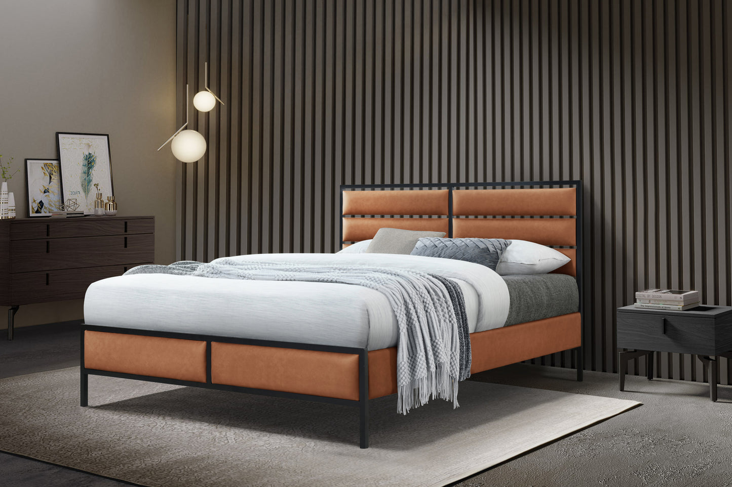 Flintshire Marford PU Leather Bed Frame