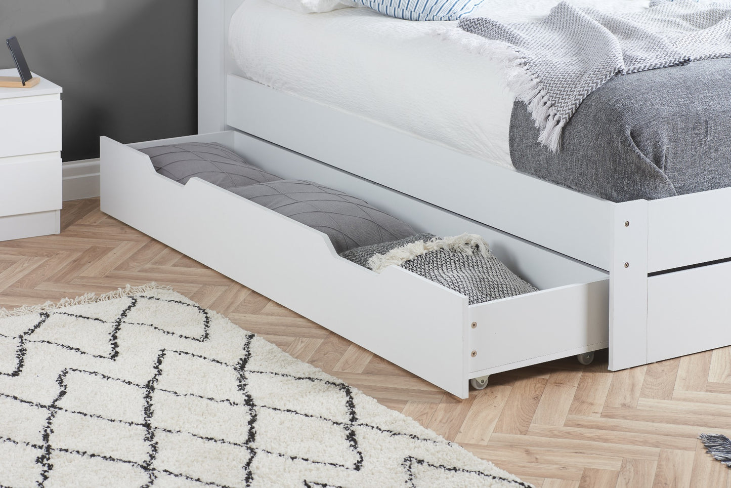 Birlea Alfie Storage Bed in White