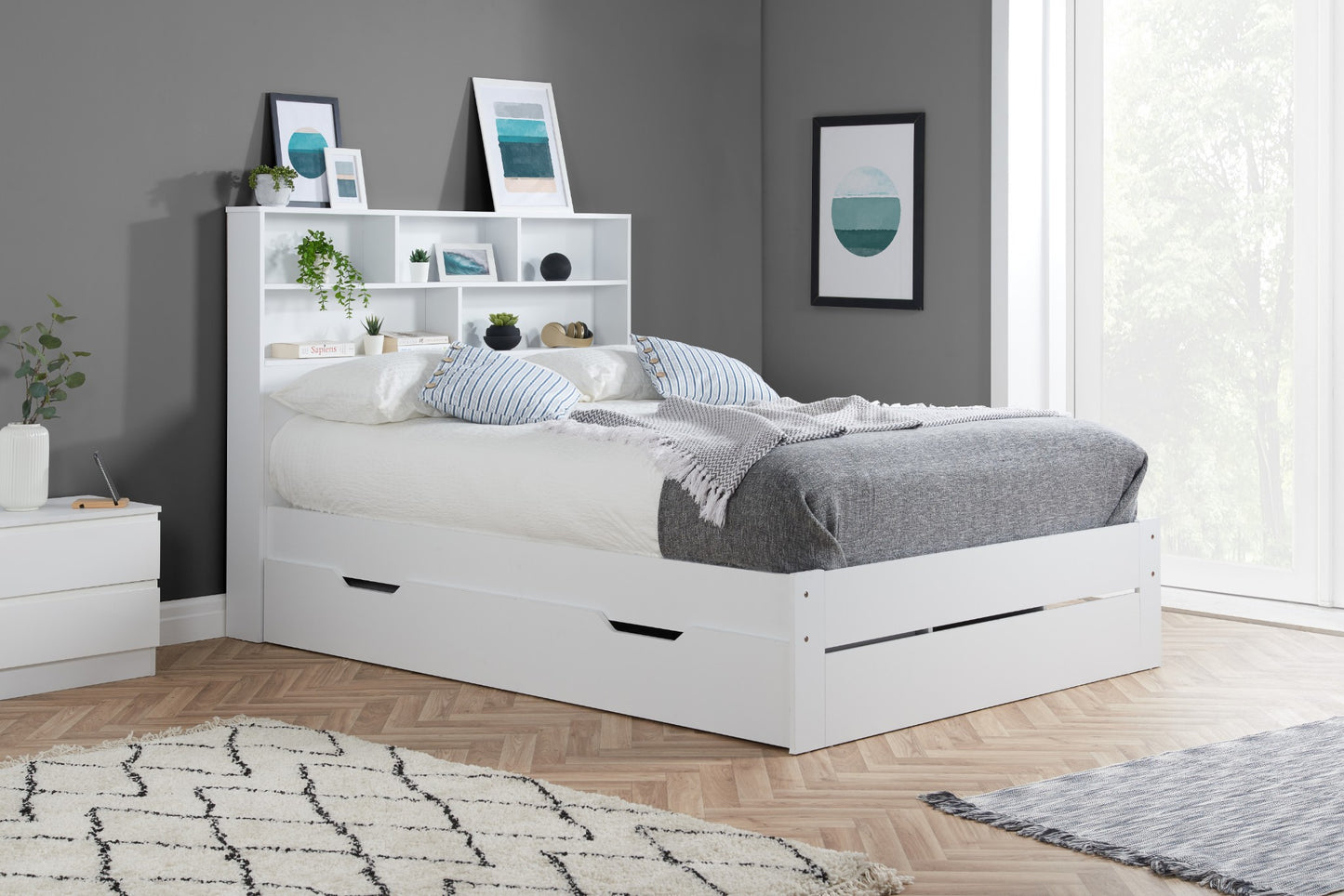 Birlea Alfie Storage Bed in White