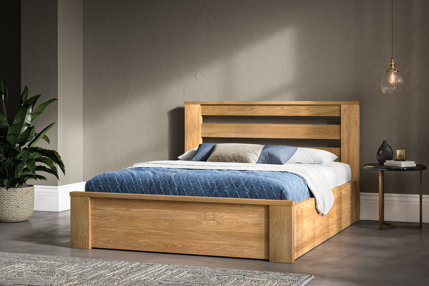 Charnwood Classic Solid Oak Ottoman Bed