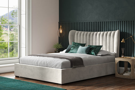 Harcourt Luxe Velvet Ottoman Bed