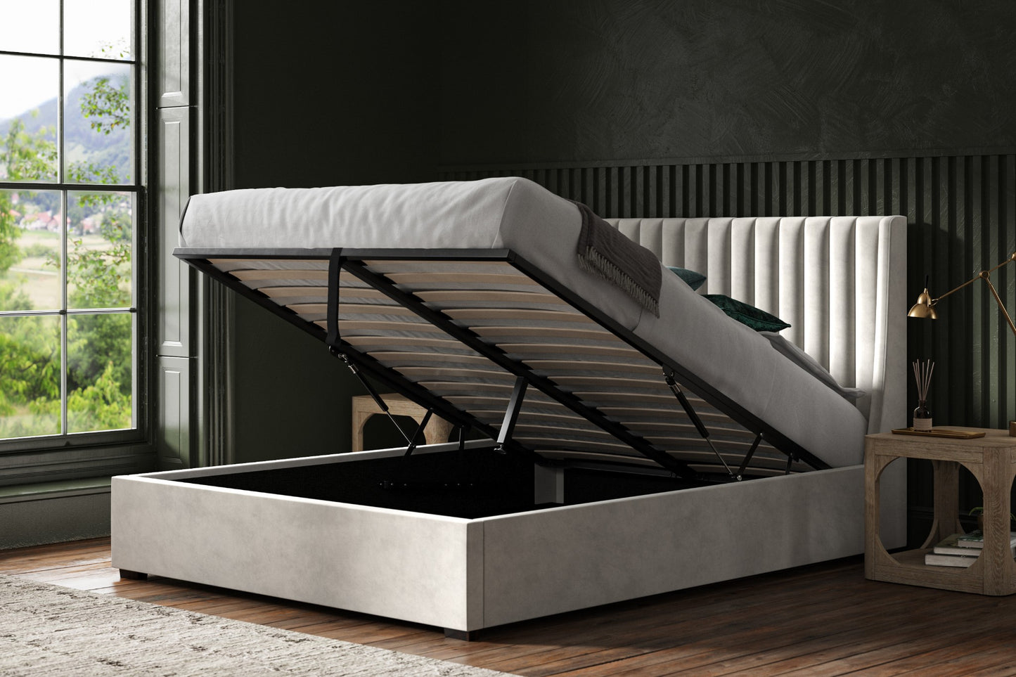 Nyrell Ottoman Storage Bed