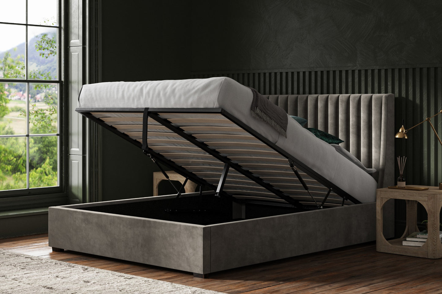 Nyrell Ottoman Storage Bed